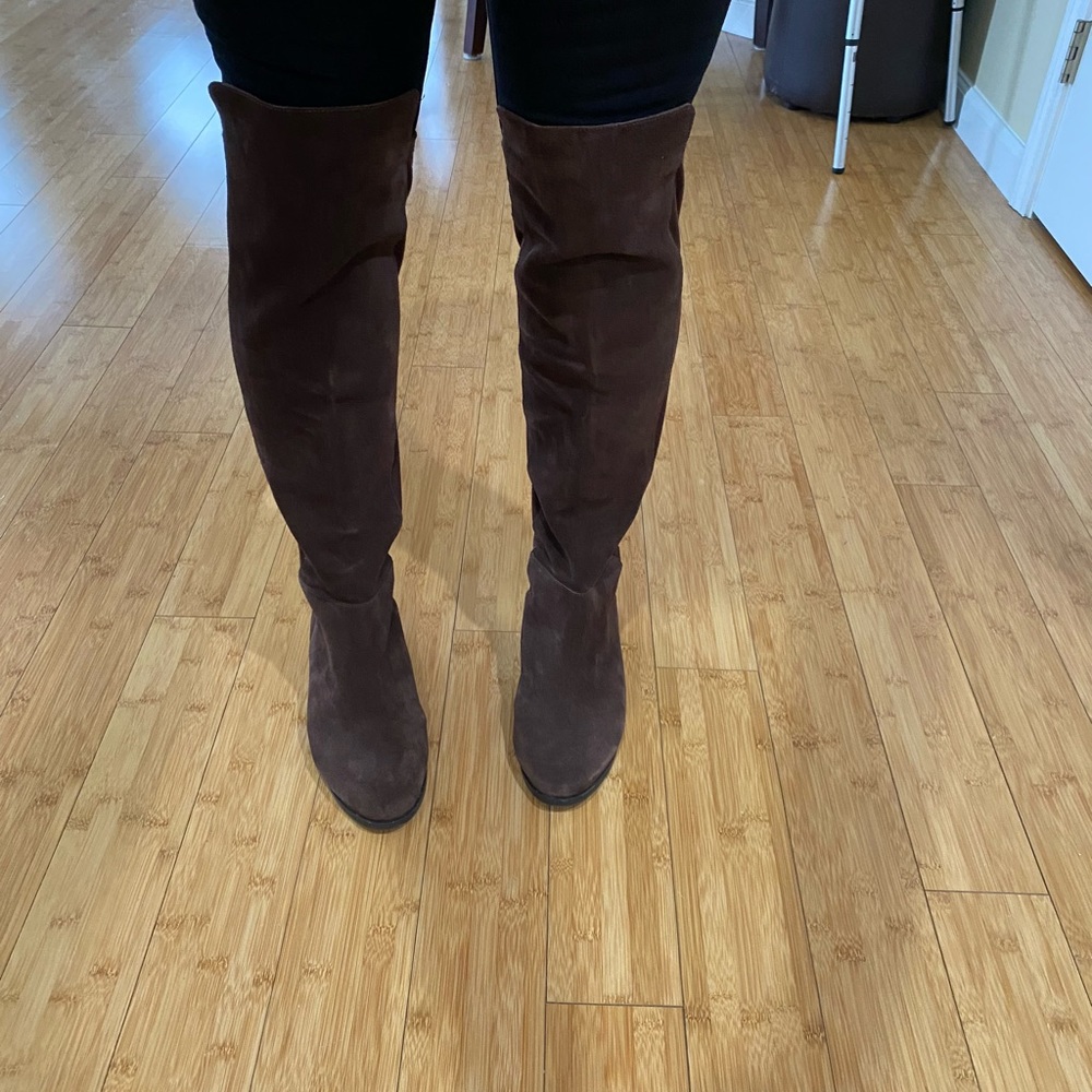 Lucky Brand over the knee boots. Great condition. Brown size 8